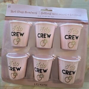 Pink 'I Do Crew' Shot Glass Necklaces